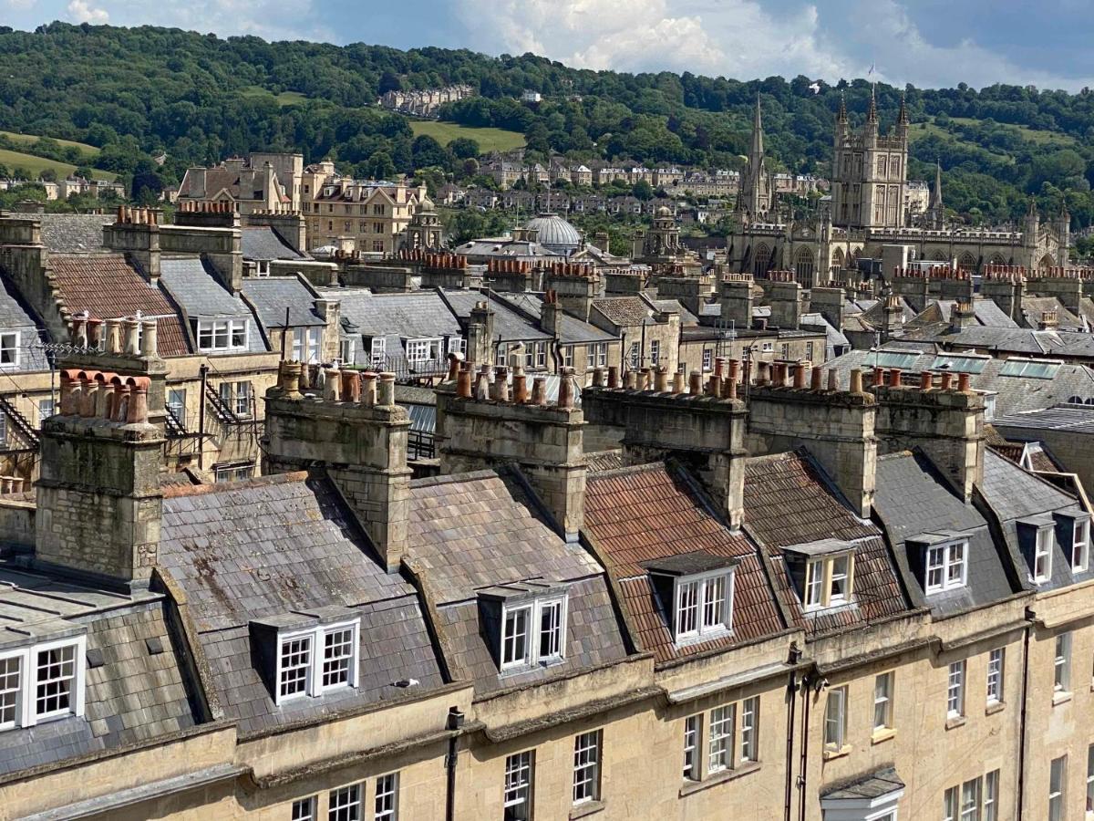 Bath Roof Terrace Apartment, City Centre, Sleeps Up To 8 Exterior foto